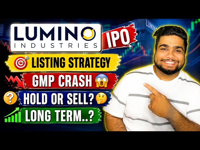 Hold or Sell? | Fresh Buy Range?🤔| lumino industries ipo