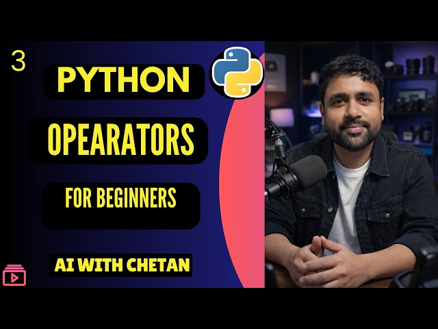 Python Operators Explained | Arithmetic, Comparison, Logical & More | Python for Beginners