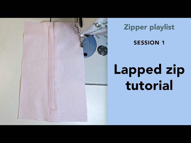 How to Sew a Lapped zip (Two ways)