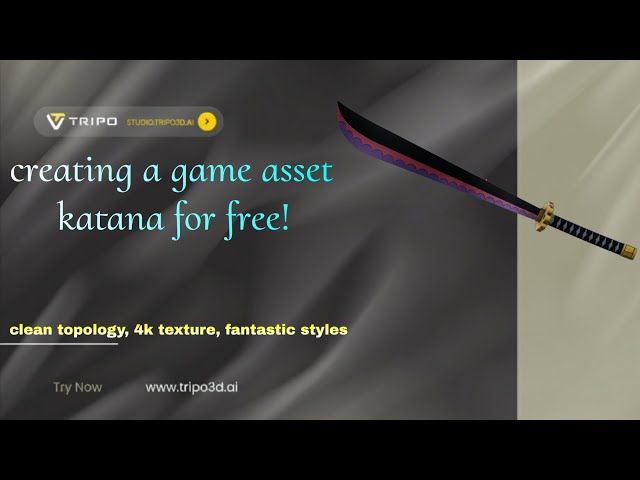 Creating a FREE Game Katana Asset