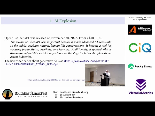 Bruce Momjian - Databases in the AI Trenches