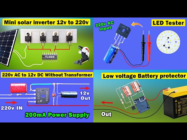 Basic Electronics Projects and DIY projects 2024