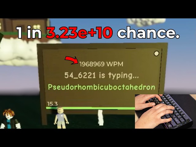 The FASTEST SPEEDS Ever Achieved On Roblox Spelling Bee