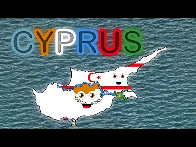 Klt | Cyprus Geography with Northern Cyprus, Akrotiri and Dhekelia, Cyprus Buffer Zone