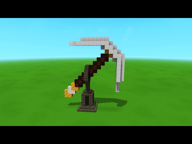 Hytale Pickaxe Statue Tutorial  - How to Build a Pickaxe Statue in Hytale