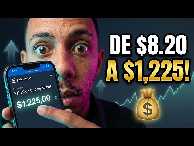 I created a bot for Polymarket and turned $8.20 into $1,225.00