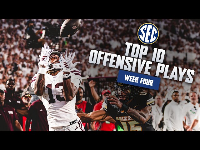 Top 10 Offensive Plays of Week 4 | 2026 SEC Football
