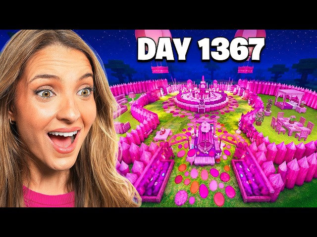 I Built A PINK ONLY CITY in 99 Nights In The Forest!
