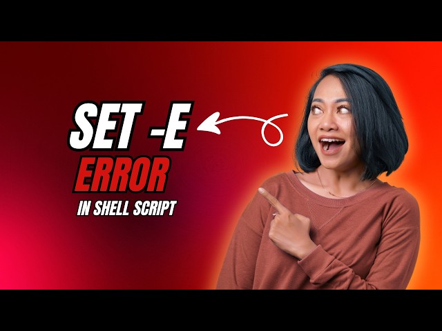 error handling in shell scripting