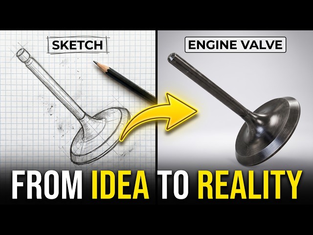 From Sketch to Reality: Modeling a V6 Engine Intake Valve in Fusion 360 | Part 6