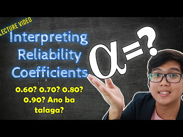 PSYCH ASSESS Lecture | INTERPRETATION of Reliability Estimates | Tagalog