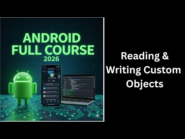 (265) Reading & Writing Custom Objects in Firebase Realtime Database | Android Tutorial