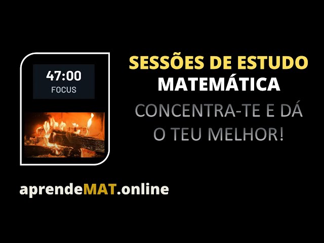 COMO ESTUDAR MATEMÁTICA: A stream que ajuda a estudar ainda mais! Entra, começa a sessão e pratica