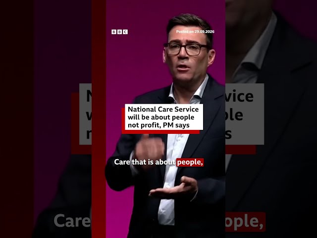 National Care Service will be about people not profit, UK PM Burnham says. #BBCNews