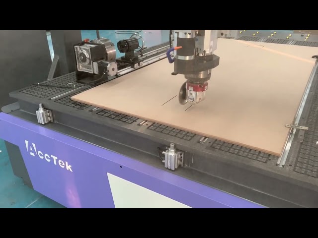 C-axis + right-angle head saw blade cutting