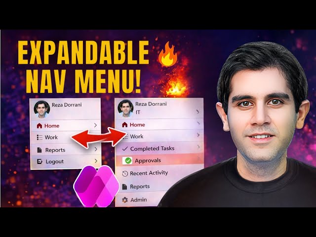 How to Build a Modern Expandable Navigation Menu in Power Apps