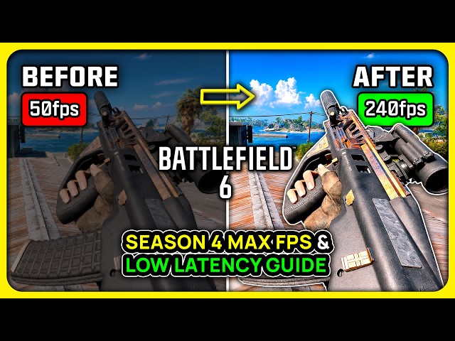 BF6 Season 4 - Best *NEW* PC Settings for MAX FPS & Visibility ✅