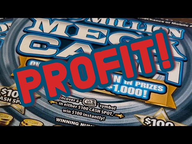 Profit Time ‼️ $100 Million Mega Cash #california #lottery #scratchers #win