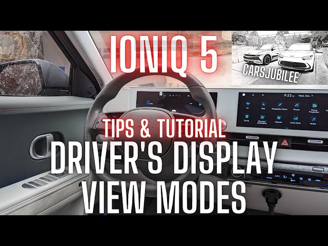 Ioniq 5 - Driver's Display View Modes Tutorial (Tips + How To + Demo) Similar to Kia EV6