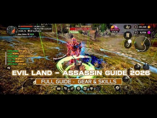 Evil Lands Assassin Guide 2026 🔥 Best Builds, Gear Progression & Farming Guide