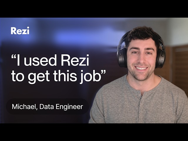 "I Used Rezi to Get This Job" — Michael's Data Engineer Story