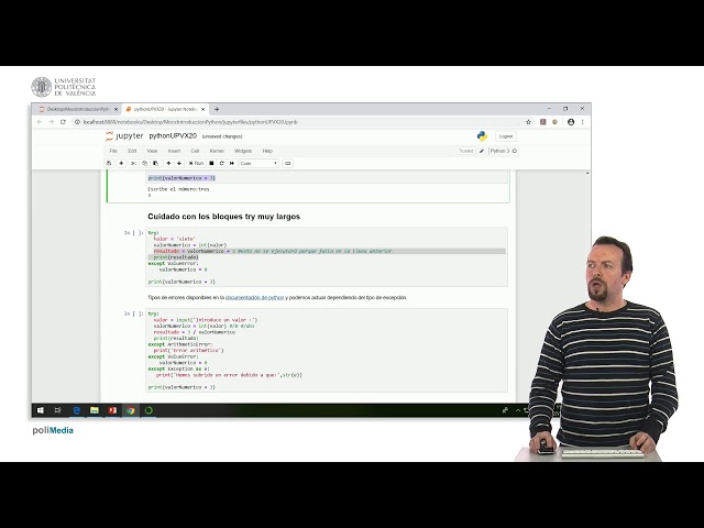Python - Error Handling with Try/Except | 24/51 | UPV
