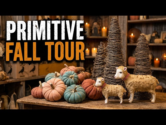 Fall Halloween Decor Antiques & Primitives Shop Hop Bridgewater Primitives