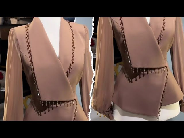 How to make a jacket with a built up lapel and collar 