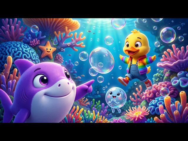 Counting Bubble Fish from 1 to 10 🐠 Nursery Rhymes and Kids Songs for Toddlers to Learn