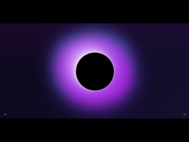 CSS blackhole using backdrop-filter blur