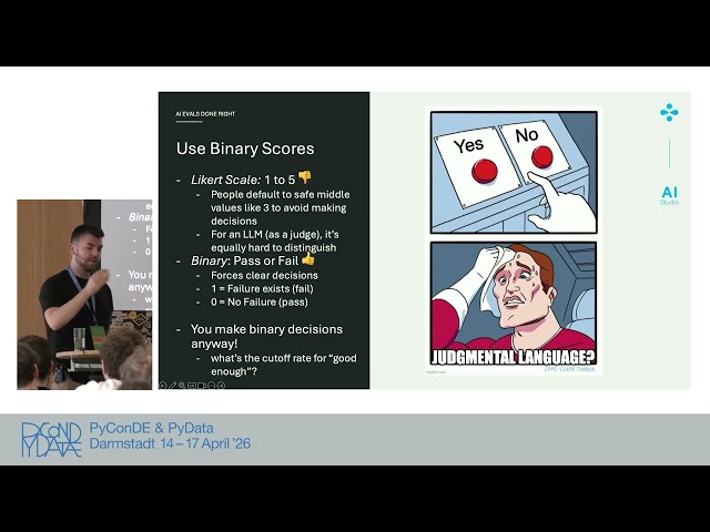 AI Evals Done Right: From Vibes to Confident Decisions [PyCon DE & PyData 2026]