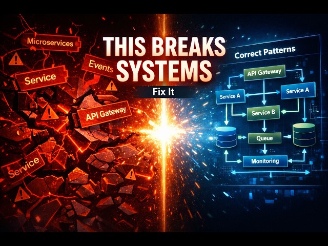 Stop Using Microservices Like This (7 Patterns That Fix It)