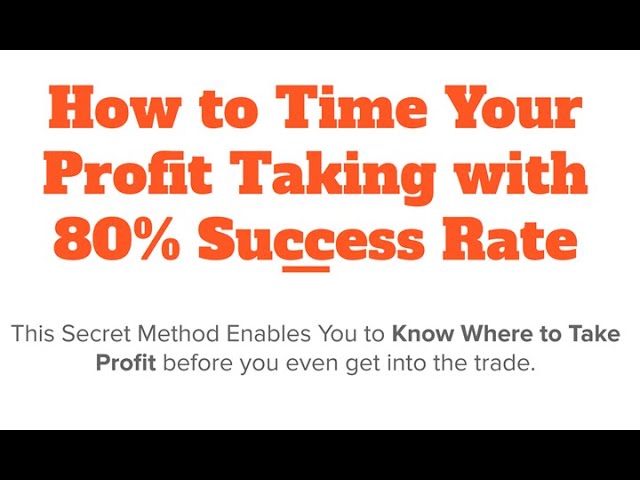 How to Take Profits Accurately - Forex Trading Tutorial  [Part 1 of 3]