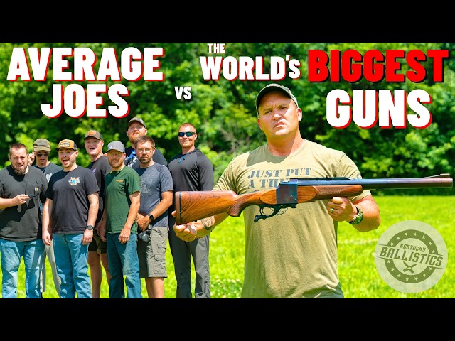 Average Joes vs The World’s BIGGEST Guns !!!