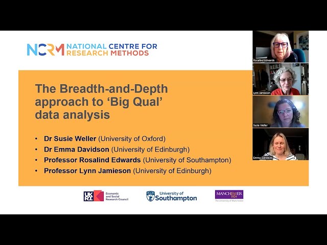 The Breadth and Depth Approach to Big Qual Data Analysis