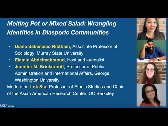 Diasporas Series | Melting Pot or Mixed Salad: Wrangling Identities in Diasporic Communities