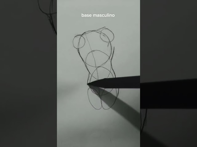 tutorial de corpo masculino desenho