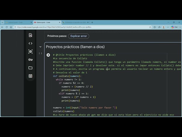 Aprendamos Python juntos Capitulo 5: Listas y más listas parte 1