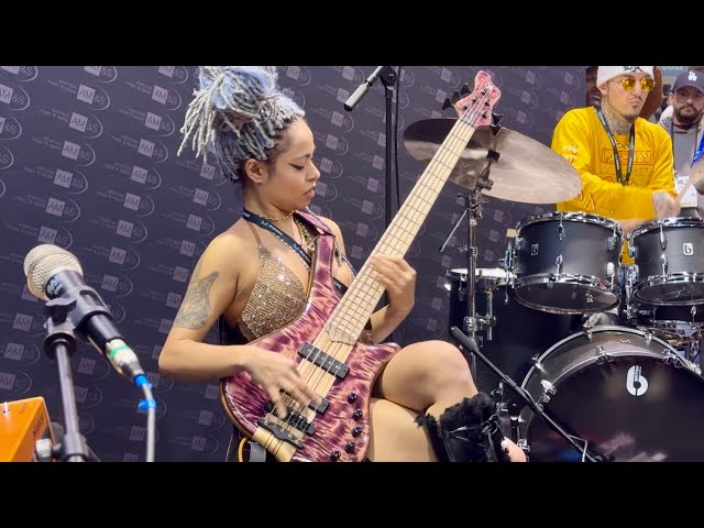 Mohini Dey, Greg Spero, Marco Cirigliano at The NAMM Show in Anaheim 20260123 (starts at 4:12)