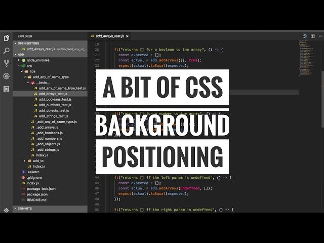 A bit of css - background positioning