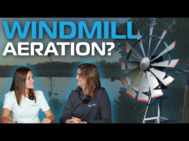 Is a Windmill Aerator Right for Your Pond? | Windmill vs. Electric Aeration