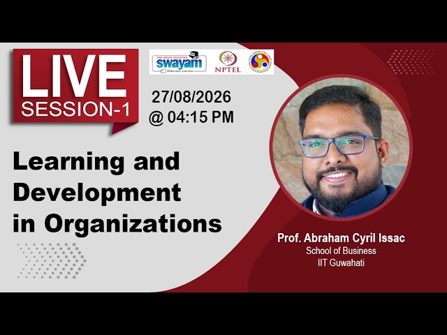 Learning and Development in Organizations