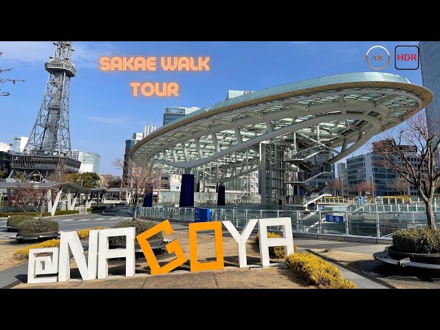 Sakae Walk Tour - Nagoya Japan [4K]