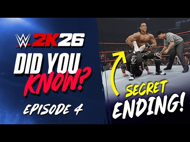 WWE 2K26 Did You Know?: Secret Ending, New Easter Eggs, I Quit Match & More Secrets! (Episode 4)