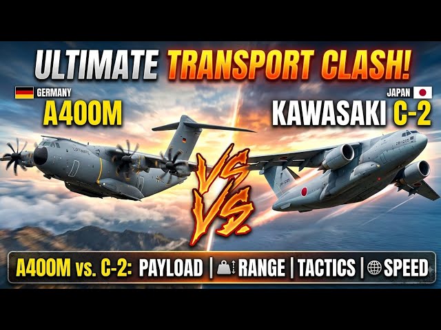 Airbus A400M Atlas vs Kawasaki C-2: Ultimate Tactical Transport Comparison