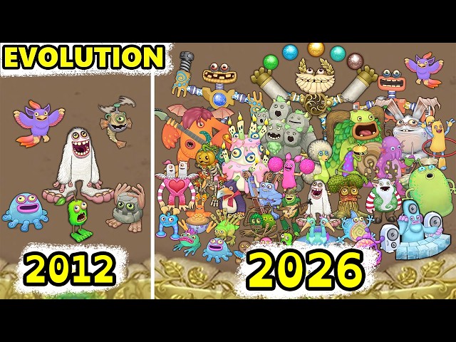 Gold Island Evolution (My Singing Monsters)