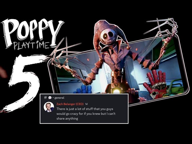 Poppy Playtime Chapter 5 MOBILE this MONTH? And New Official MESSAGES by CEO of MOB ENTERTAINMENT