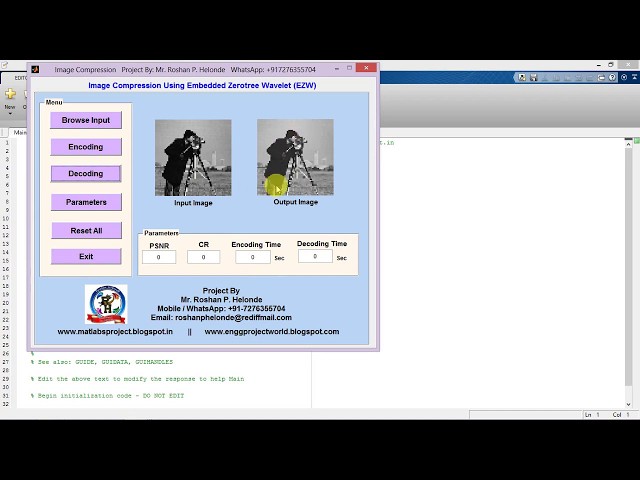Matlab Code for Image Compression using Image Processing IEEE Based Project
