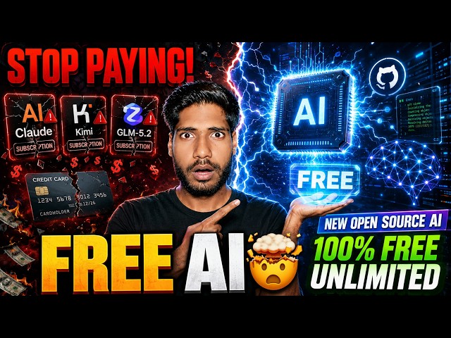 Stop Paying for Claude, Kimi & GLM || Build Websites with This FREE AI (Unlimited • No Subscription)