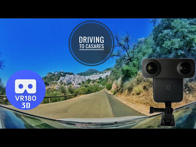 [8K][VR180] Driving to Casares, Spain (Kandao Qoocam 3 Ultra)
